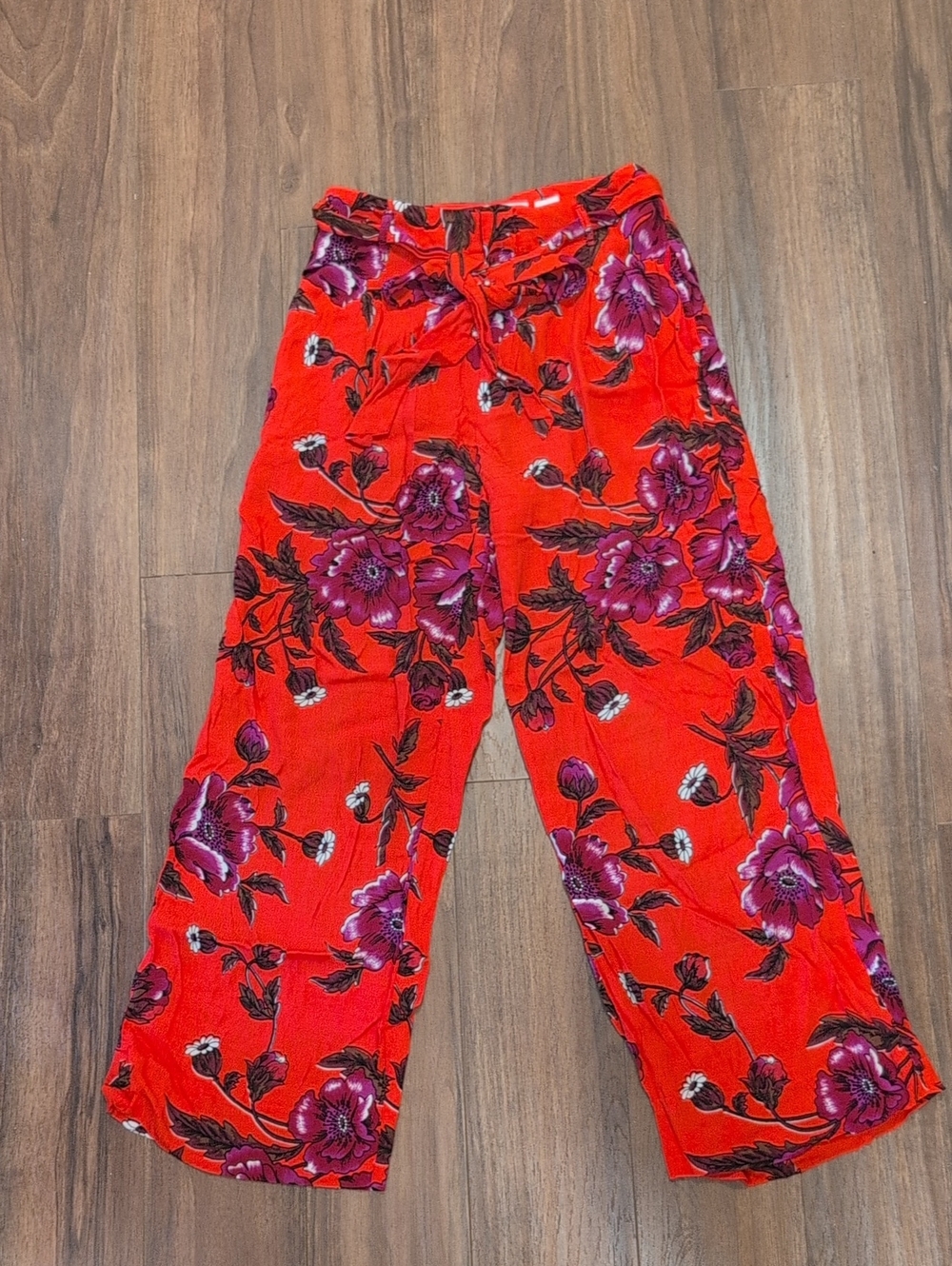 Anthropologie ett:twa Margo Floral Wide Leg Pants